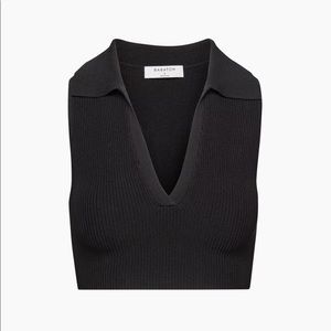 Aritzia Babaton Sculpt Knit Polo Top